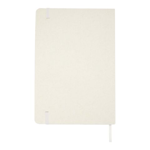 Bass A5 recycled hard cover notebook with lined pages Standard | white | No Branding | not available | not available