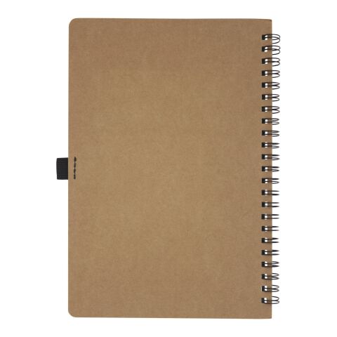 Cobble A5 wire-o recycled cardboard notebook with stone paper Standard | Natural | Not applicable | No Branding | not available | not available