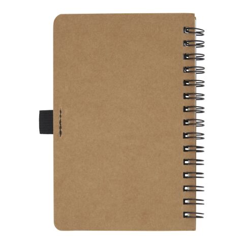 Cobble A6 wire-o recycled cardboard notebook with stone paper Standard | Natural | No Branding | not available | not available