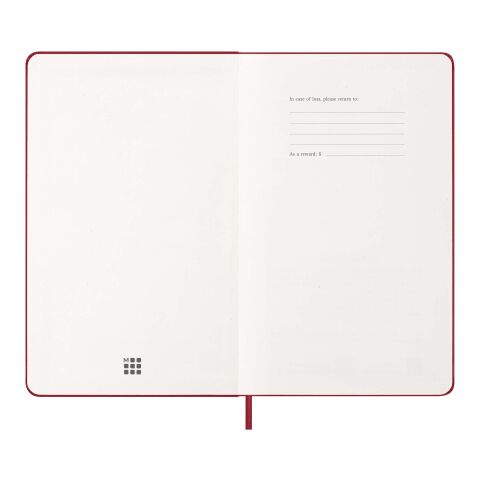 Moleskine 12M Daily L Hard Cover Planner Standard | Scarlet red | not available | No Branding | not available | not available