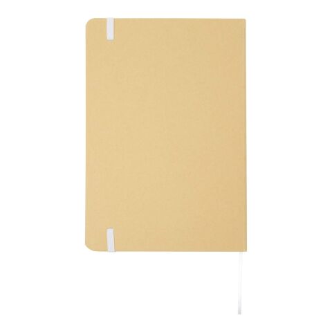 Nelida A5 recycled cardboard hard cover notebook Standard | white | No Branding | not available | not available