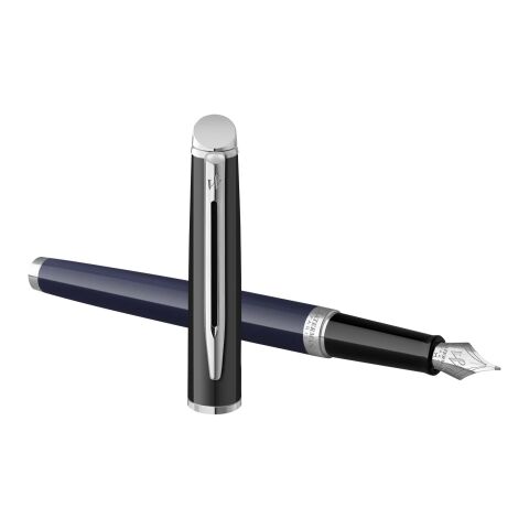 Hemisphere colour blocking fountain pen with palladium trim Standard | Blue-Solid black | Not applicable | No Branding | not available | not available
