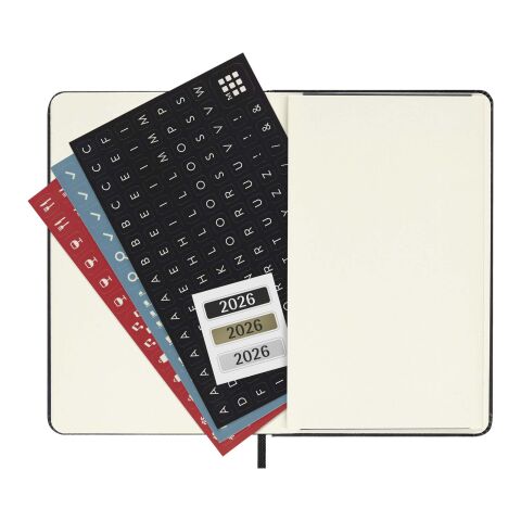 Moleskine hard cover 12 month PK daily planner Standard | Black | No Branding | not available | not available
