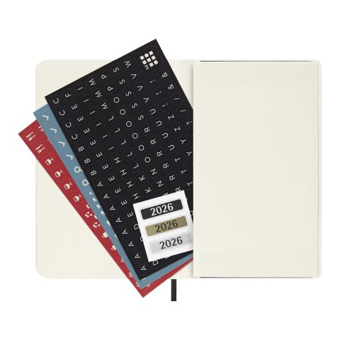 Moleskine soft cover 12 month weekly PK planner Standard | Black | No Branding | not available | not available