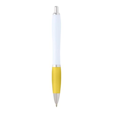Nash recycled plastic ballpoint pen (black ink) Standard | Yellow | No Branding | not available | not available