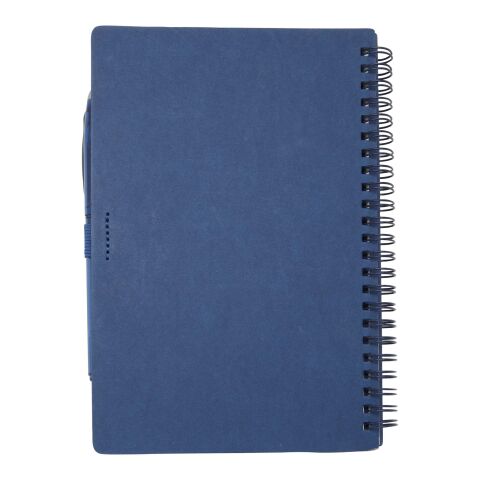 Slate reusable soft cover notebook and pen set (black ink) Standard | Navy | No Branding | not available | not available