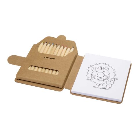 Chroma drawing notepad and pencils set Natural