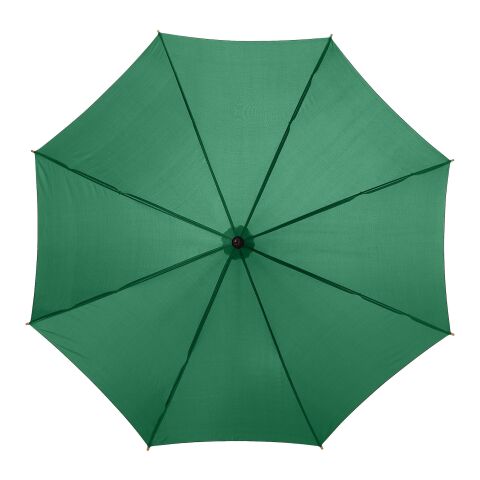 Kyle 23&quot; auto open umbrella wooden shaft and handle Standard | Green | No Branding | not available | not available | not available