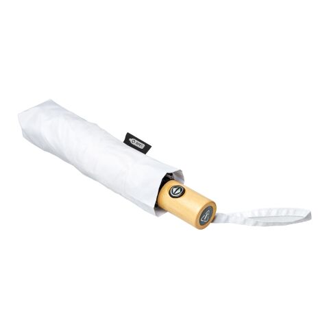 Bo 21&quot; fold. auto open/close recycled PET umbrella Standard | White | No Branding | not available | not available | not available