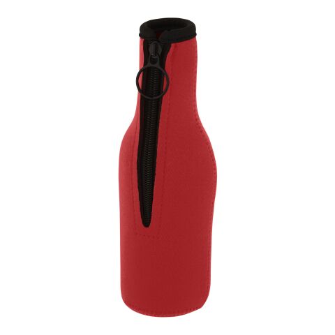 Fris recycled neoprene bottle sleeve holder Standard | Red | No Branding | not available | not available | not available