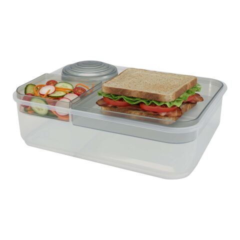 Cravee 1450 ml lunch box Standard | Light grey | No Branding | not available | not available