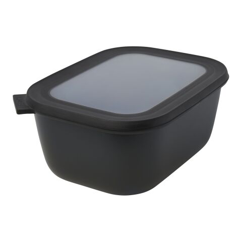 Cirqula 1500 ml rectangular multi bowl Solid black