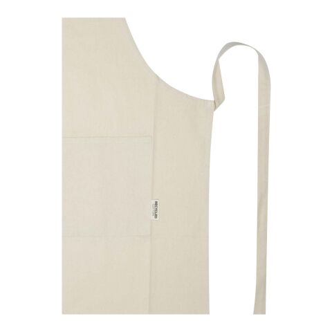 Nia 200 g/m² recycled cotton apron Standard | Heather green | not available | No Branding | not available | not available | not available