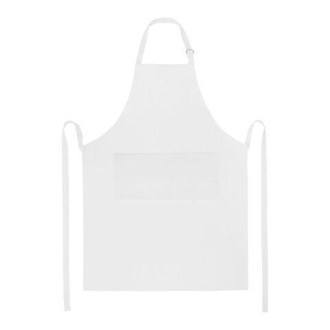 Andrea 240 g/m² apron with adjustable neck strap Standard | White | No Branding | not available | not available | not available