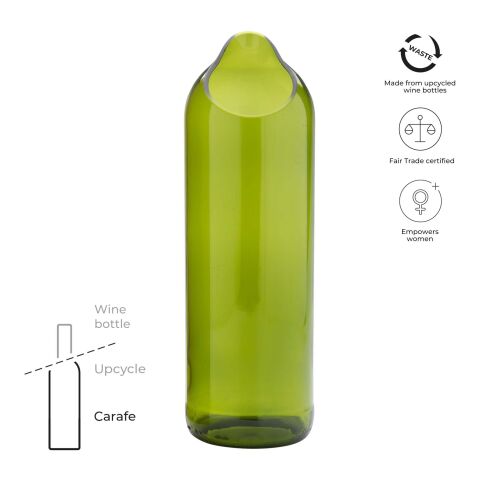 Original Home 750 ml bottle vase Standard | Green | No Branding | not available | not available