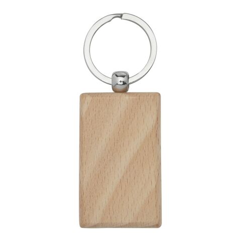 Gian beech wood rectangular keychain Standard | Natural | No Branding | not available | not available
