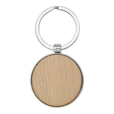 Moreno beech wood round keychain Standard | Natural | No Branding | not available | not available