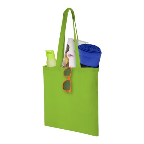 Carolina cotton tote bag 100 g/m² Standard | Lime | Not applicable | No Branding | not available | not available | not available