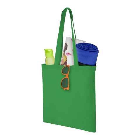 Carolina cotton tote bag 100 g/m² Standard | Bright green | not available | No Branding | not available | not available | not available