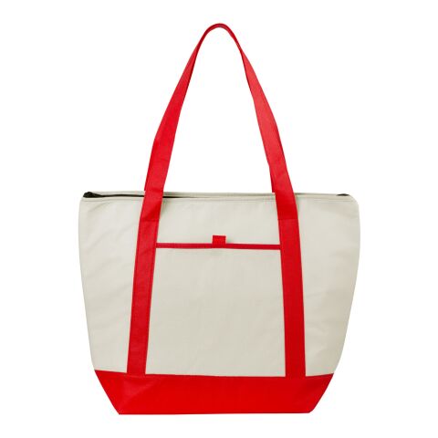 Lighthouse Cooler Tote Bag Standard | Natural-Red | not available | No Branding | not available | not available | not available