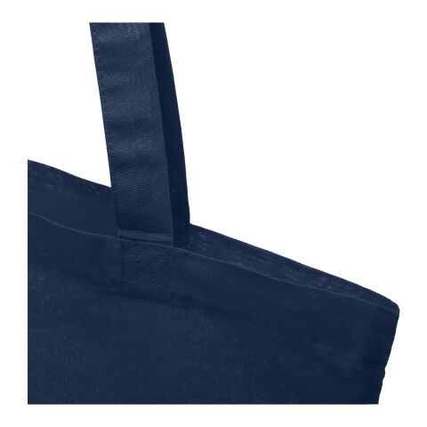 Madras cotton tote bag 7L Standard | Deep blue | No Branding | not available | not available | not available