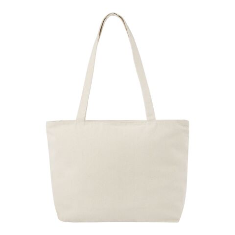 Ningbo 320 g/m² zippered cotton tote bag Standard | Natural | Not applicable | No Branding | not available | not available | not available