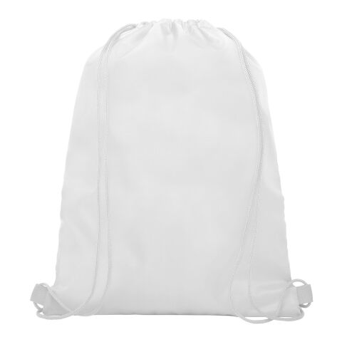 Oriole mesh drawstring backpack Standard | White | No Branding | not available | not available | not available