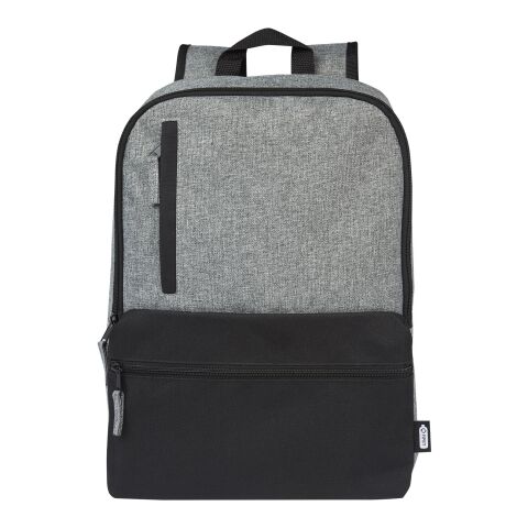 Reclaim 15&quot; GRS recycled two-tone laptop backpack 14L Standard | Solid black-Heather grey | No Branding | not available | not available | not available