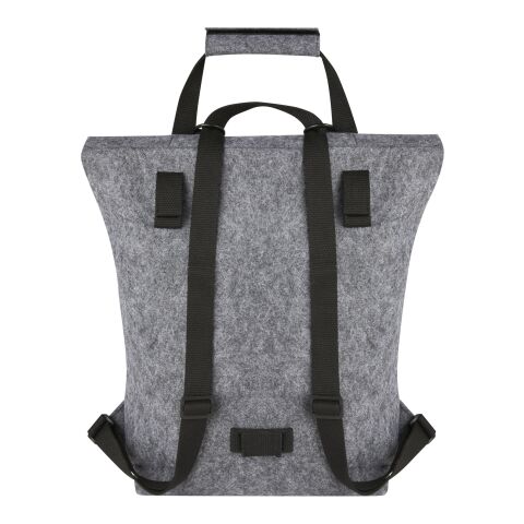 Felta GRS recycled felt roll-top bike bag 13L Standard | Grey | No Branding | not available | not available | not available