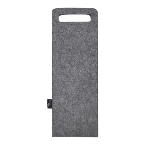 Felta 75 cl GRS recycled felt wine bag Standard | Grey | No Branding | not available | not available | not available