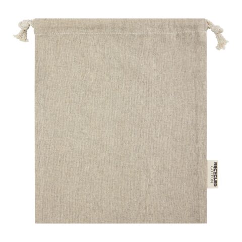 Pheebs 150 g/m² GRS recycled cotton gift bag medium 1.5L Standard | Heather natural | No Branding | not available | not available | not available