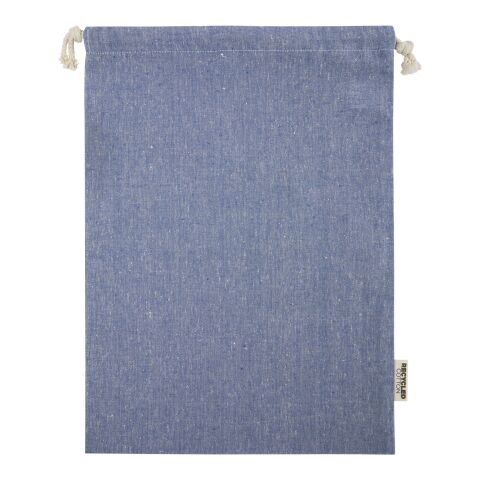Pheebs 150 g/m² GRS recycled cotton gift bag large 4L Standard | Heather blue | not available | No Branding | not available | not available | not available