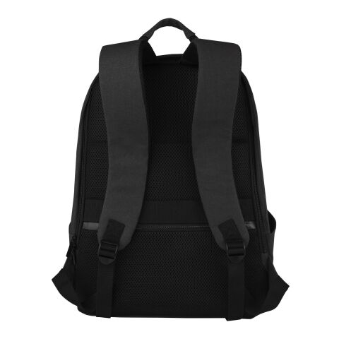 Joey 15.6" GRS recycled canvas anti-theft laptop backpack 18L Standard | Solid black | not available | No Branding | not available | not available | not available