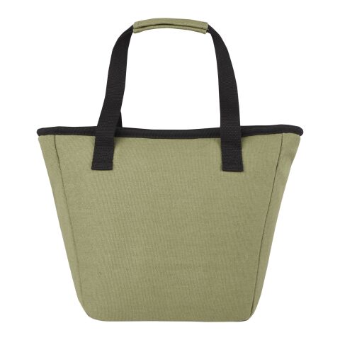 Joey 9-can GRS recycled canvas lunch cooler bag 6L Standard | Olive | not available | No Branding | not available | not available | not available