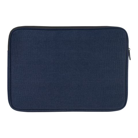Joey 14&quot; GRS recycled canvas laptop sleeve 2L Standard | Deep blue | No Branding | not available | not available | not available