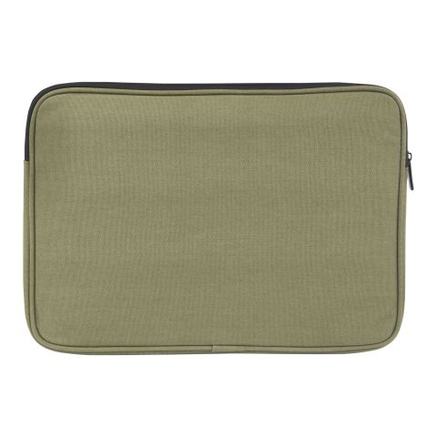 Joey 14" GRS recycled canvas laptop sleeve 2L Standard | Olive | not available | No Branding | not available | not available | not available