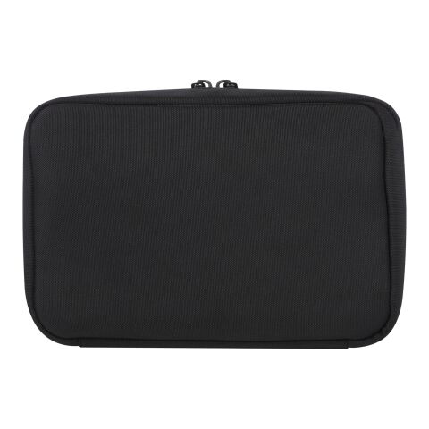 Rise GRS recycled organiser pouch Standard | Solid black | No Branding | not available | not available | not available