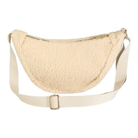 Bear GRS recycled sherpa crossbody bag 3L Natural | No Branding | not available | not available