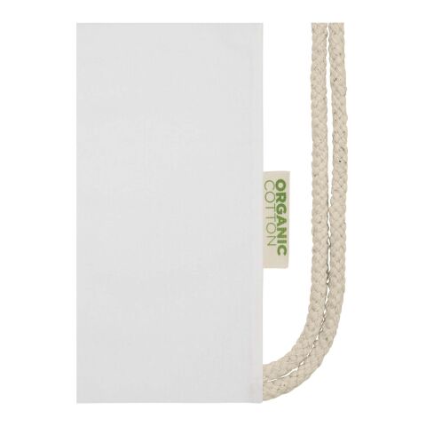 Odisha 140 g/m² OCS organic drawstring bag 5L  Standard | White | No Branding | not available | not available | not available