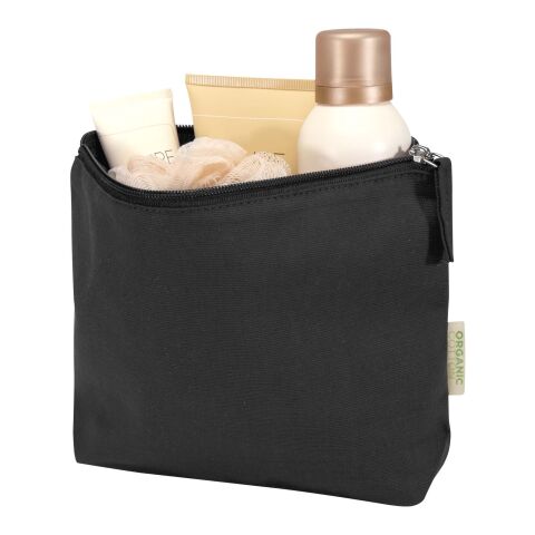 Odisha 180 g/m² OCS organic toiletry bag 1L  Solid black