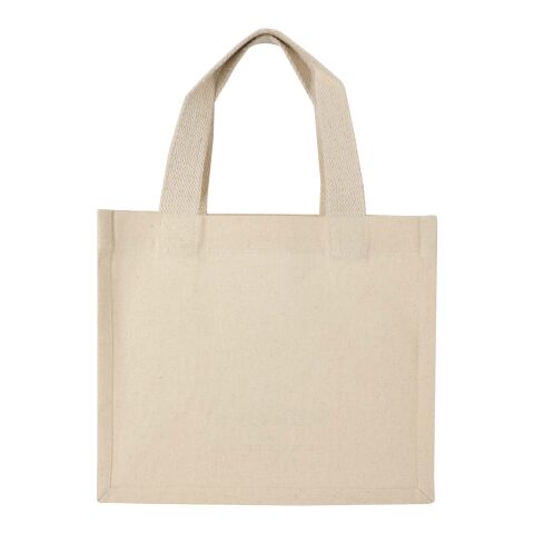 Odessa 220 g/m² GRS recycled cotton mini gusset tote bag 9L Standard | Natural | Not applicable | No Branding | not available | not available | not available