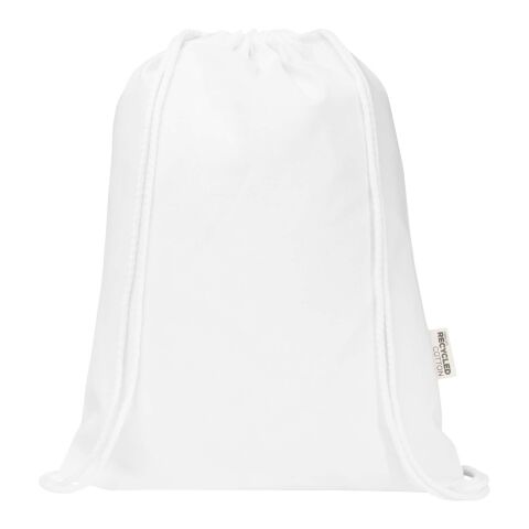 Peru Blend 180 g/m² GRS recycled drawstring bag 5L Standard | white | No Branding | not available | not available | not available