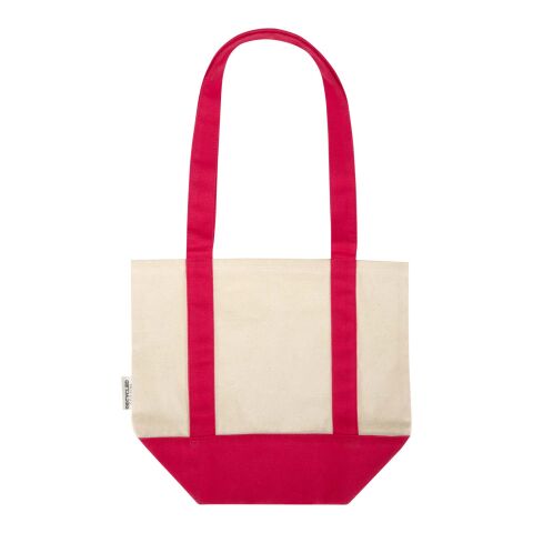 Sam 320 g/m² GRS recycled mini cotton tote bag Standard | Red-Natural | No Branding | not available | not available | not available