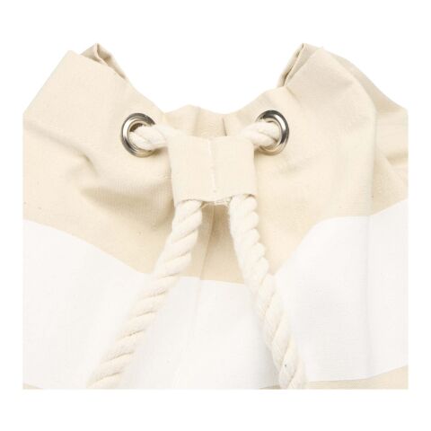 Florida 270 g/m² GRS recycled sailor duffel bag 15L White