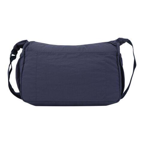 Calli 13" GRS recycled nylon laptop messenger bag Navy