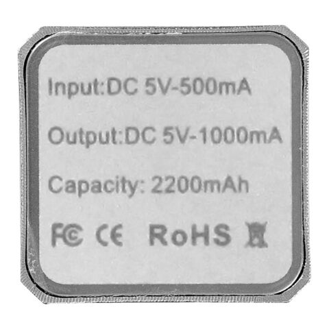 Volt 2200 mAh power bank Standard | Silver | No Branding | not available | not available