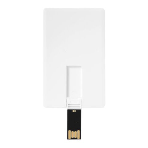 Slim card-shaped 2GB USB flash drive Standard | White | No Branding | not available | not available