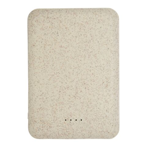 Asama 5000 mAh wheat straw power bank Standard | Beige | No Branding | not available | not available