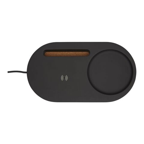 Klip 5W wireless charging desk organizer Standard | Solid black | No Branding | not available | not available