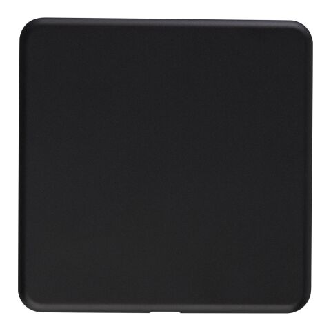 Loop 10W recycled plastic wireless charging pad Standard | Solid black | No Branding | not available | not available